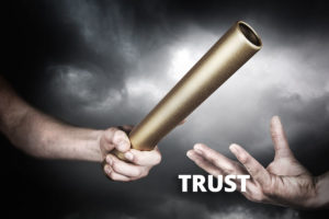 Can a trust own a business after the owner dies?